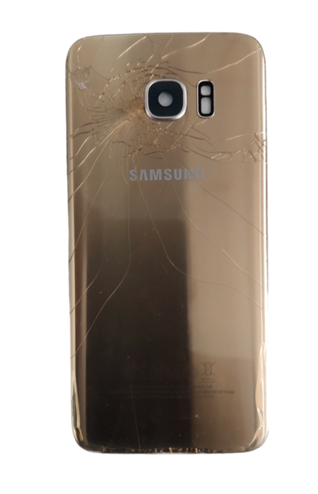 galaxy s7 edge broken back glass gold in colour.png